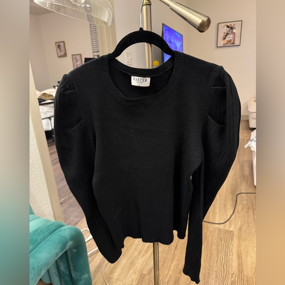 Harper New York sweater color black